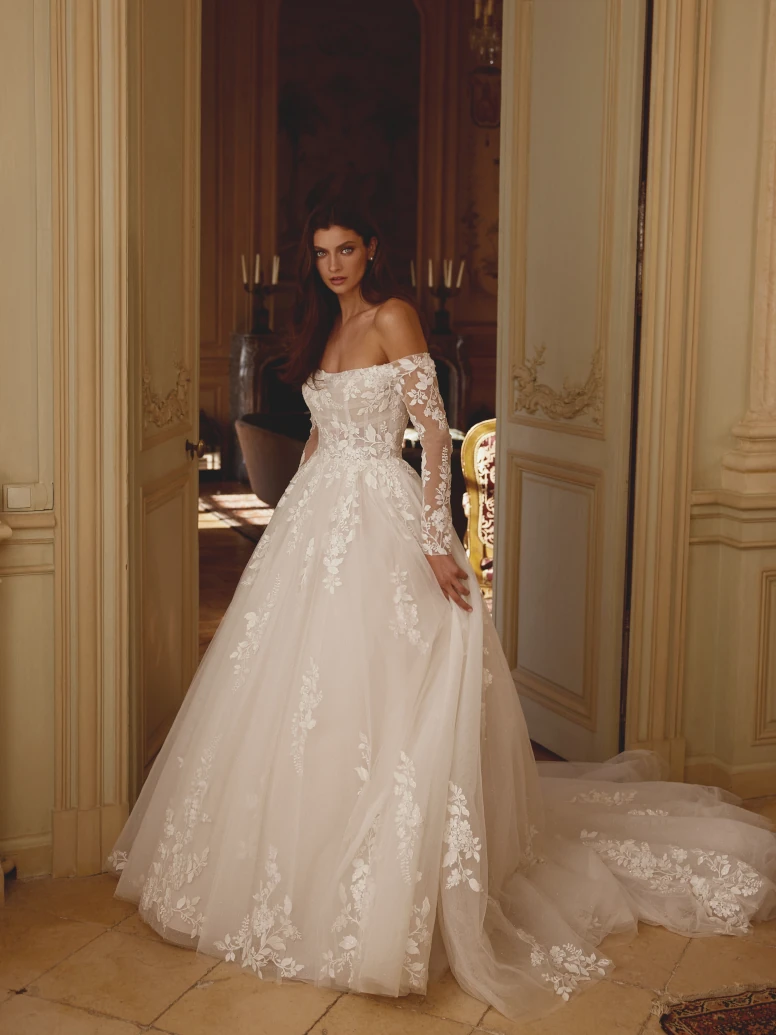 Langarmbrautkleid slide10